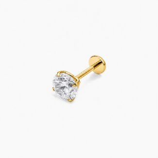 CZ SOLITAIRE STUD