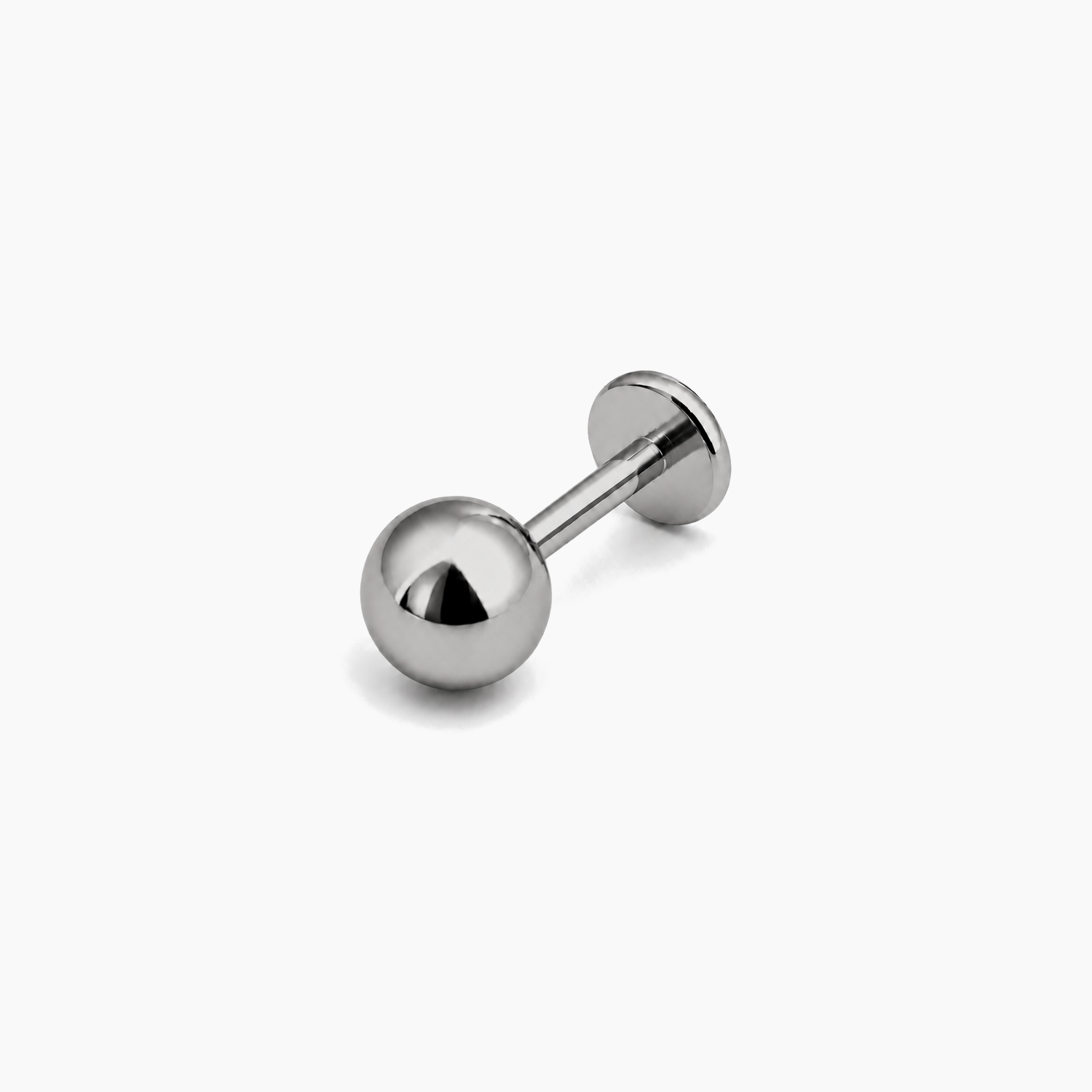 Implant-Grade Titanium Flat Back Stud with Minimal Round Ball Design1
