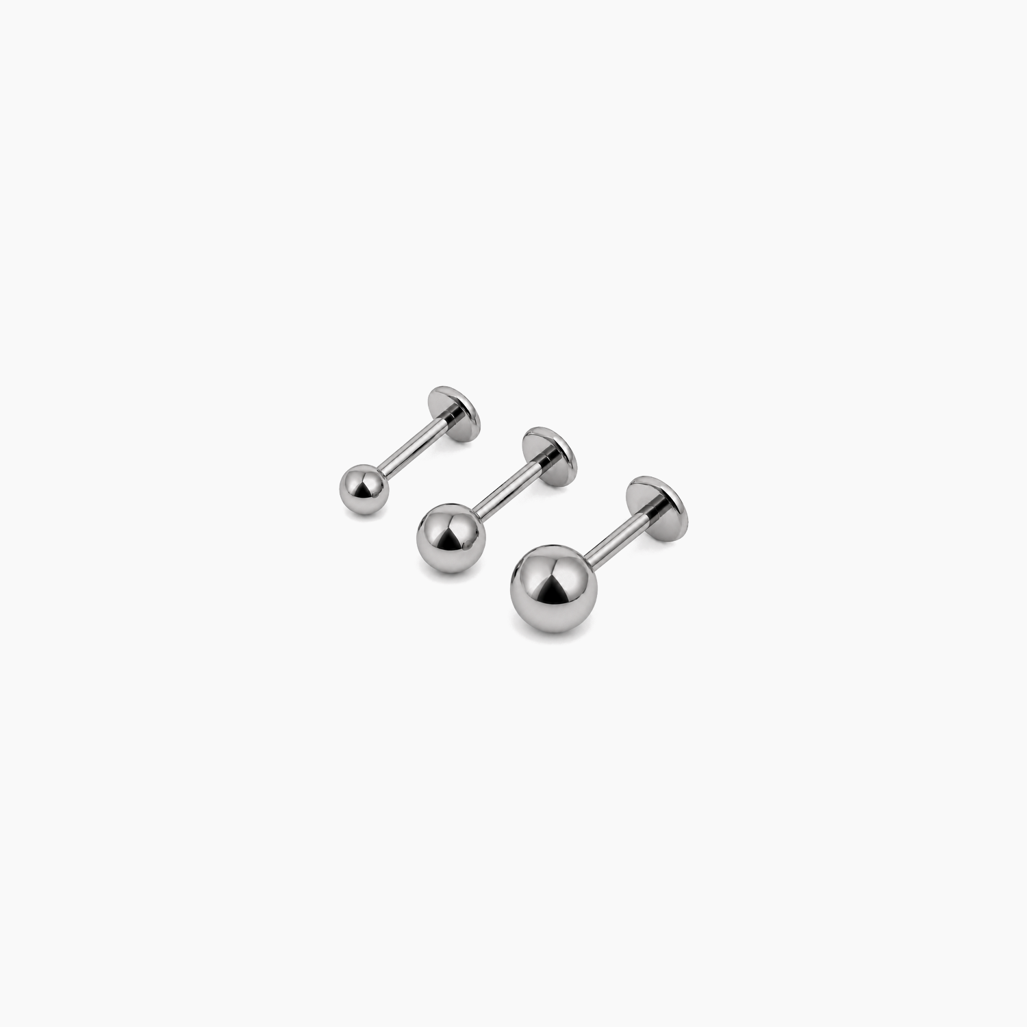 Implant-Grade Titanium Flat Back Stud with Minimal Round Ball Design3