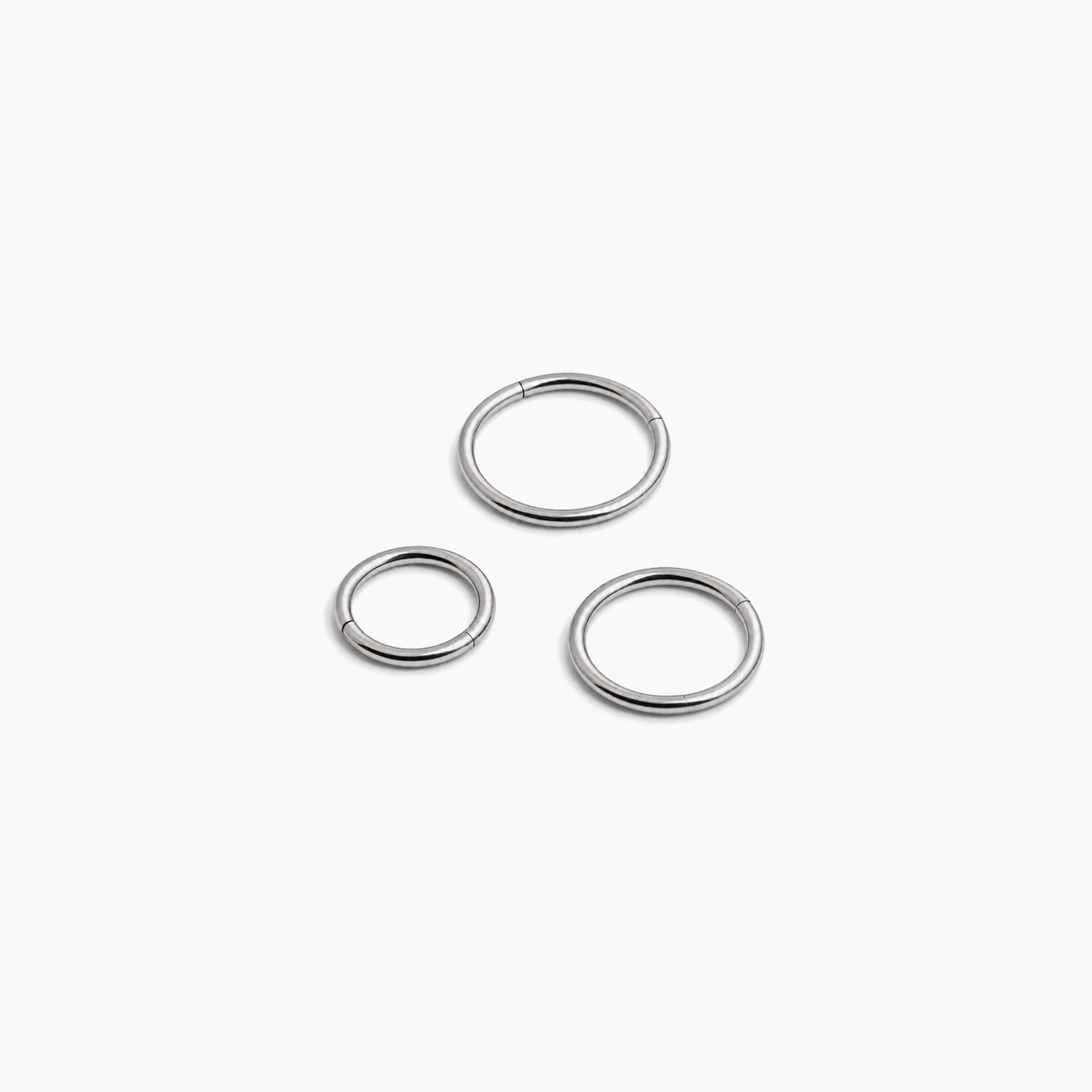 Implant-Grade Titanium Huggie Hoop Earrings with Minimal Seamless Design2